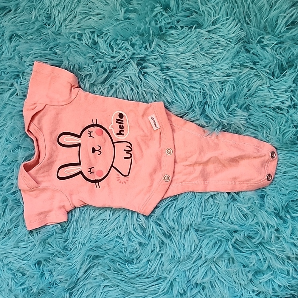 Onsies PREEMIE Bunny diaper shirt